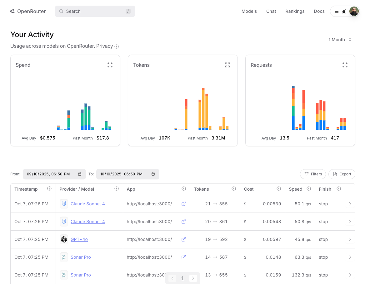 Querying Multiple Models with OpenRouter